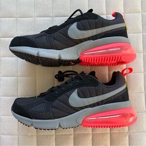 Nike Women's Sneakers Black and Gray with Pink Accents